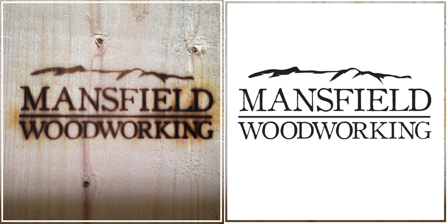 Mansfield Woodworking logo design