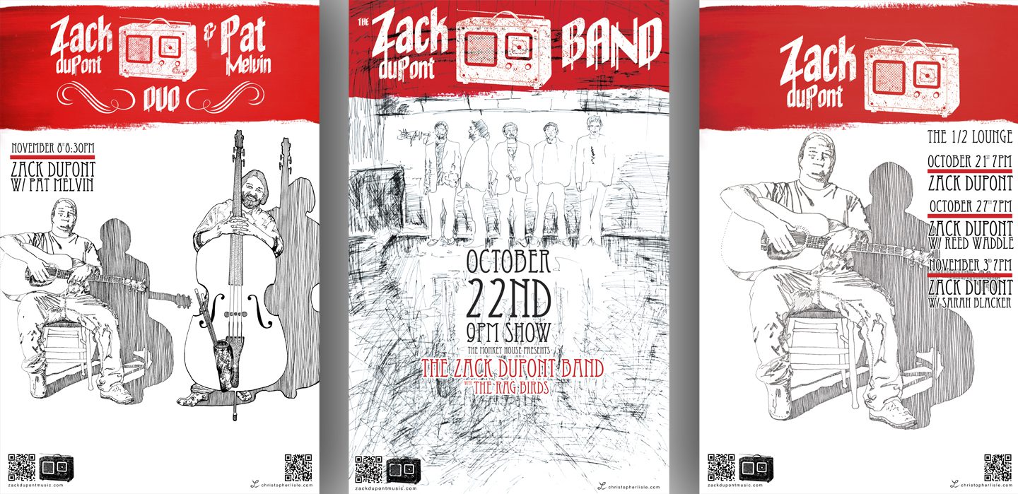 Zack DuPont Band - Poster design
