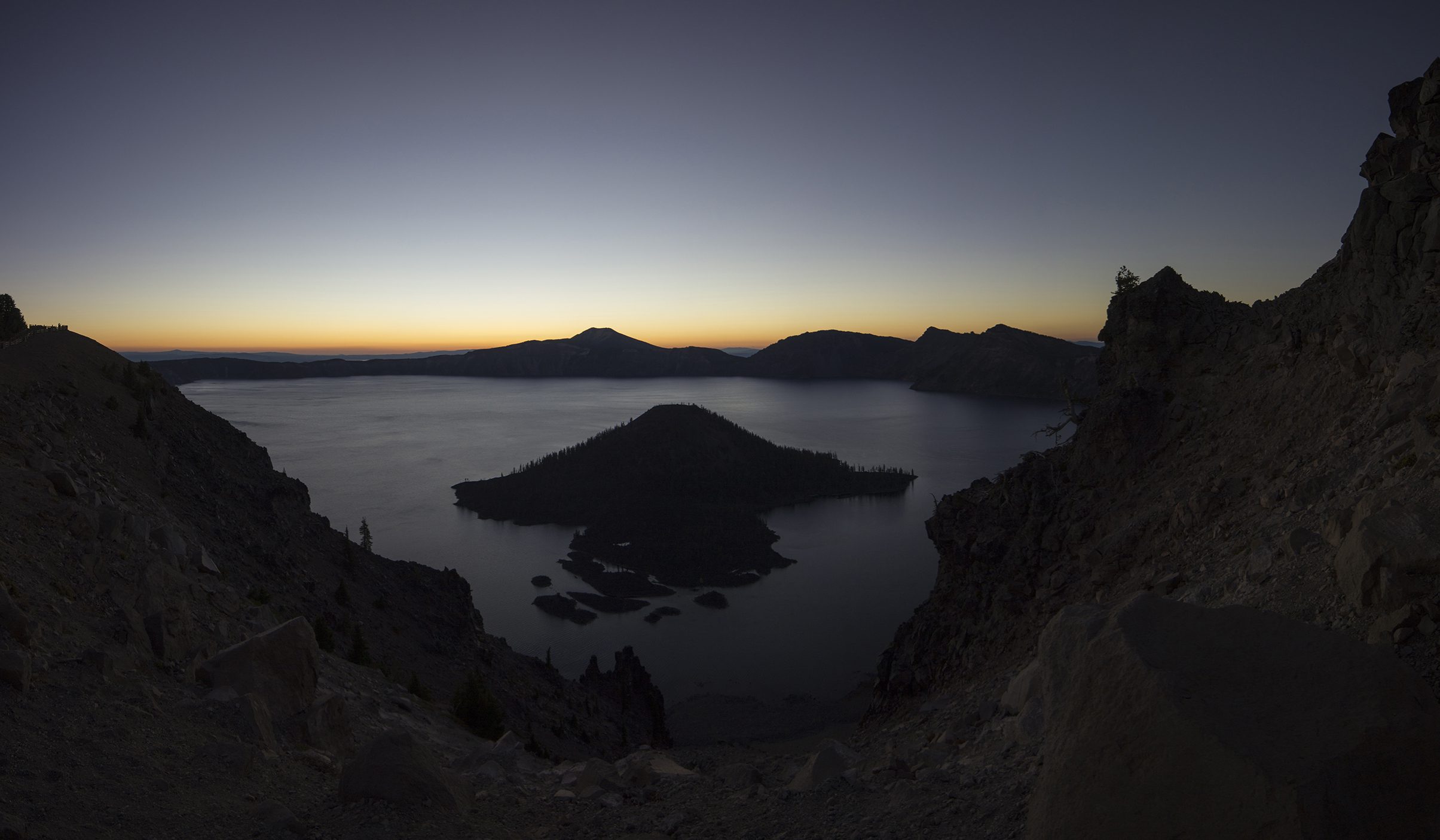 Crater Lake sunrise