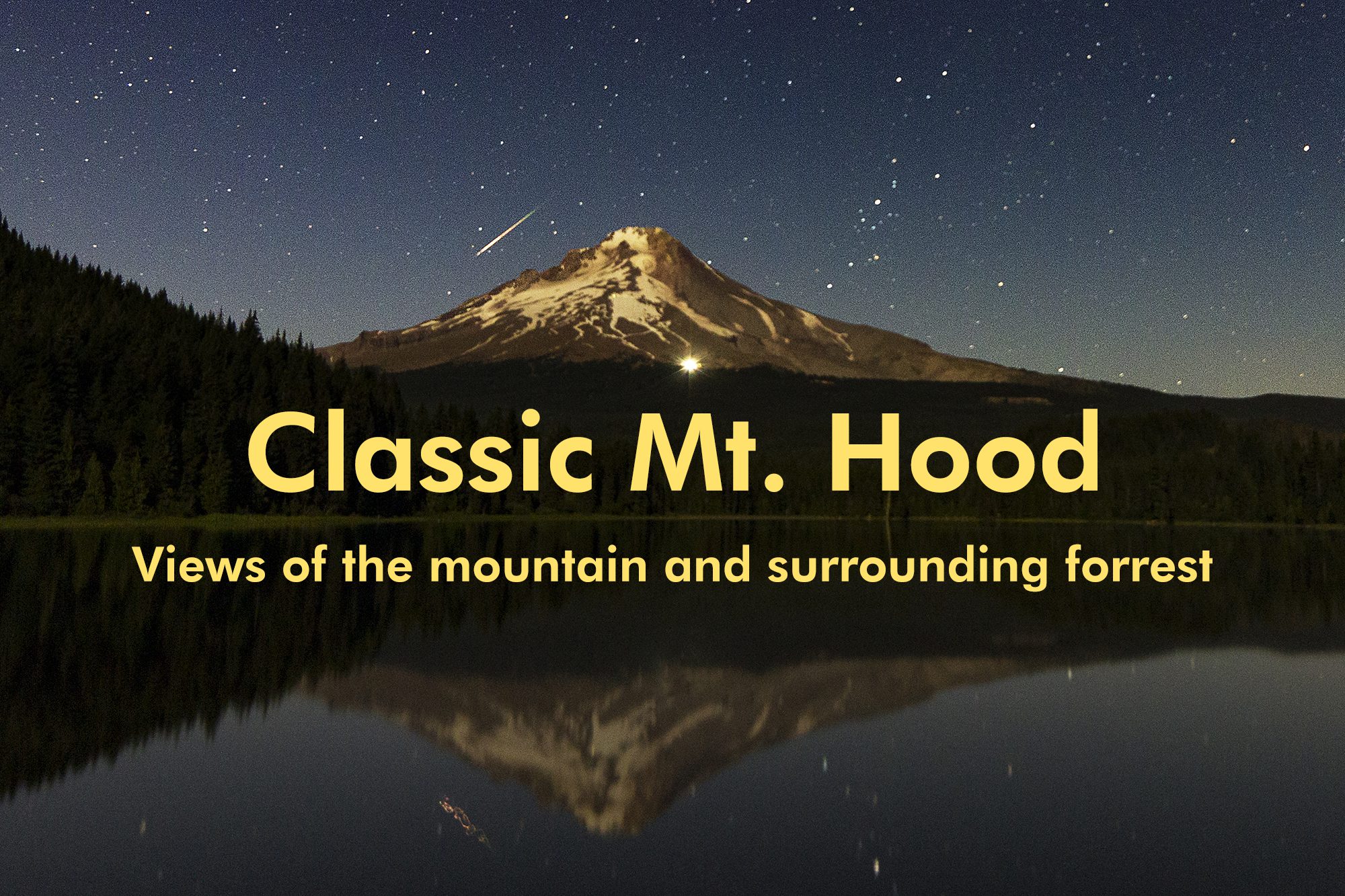 Meteorite over Mt. Hood – Christopher Lisle