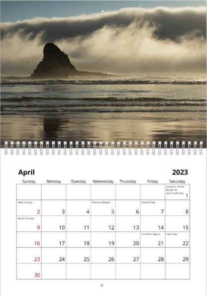 Indian Beach, Or | Christopher Lisle 2023 Calendar