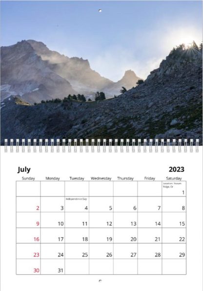 Mt. Hood, Or – Christopher Lisle 2023 Calendar